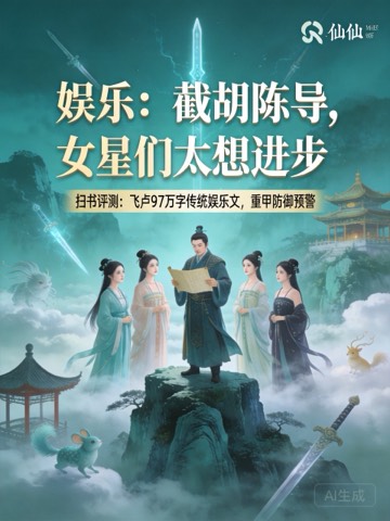 《娱乐：截胡陈导，女星们太想进步》扫书评测：飞卢97万字传统娱乐文，重甲防御预警