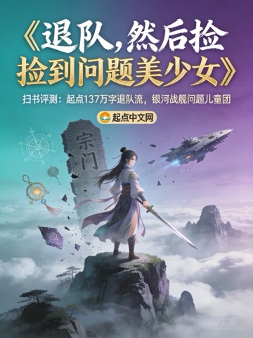 《退队，然后捡到问题美少女》扫书评测：起点137万字退队流，银河战舰问题儿童团